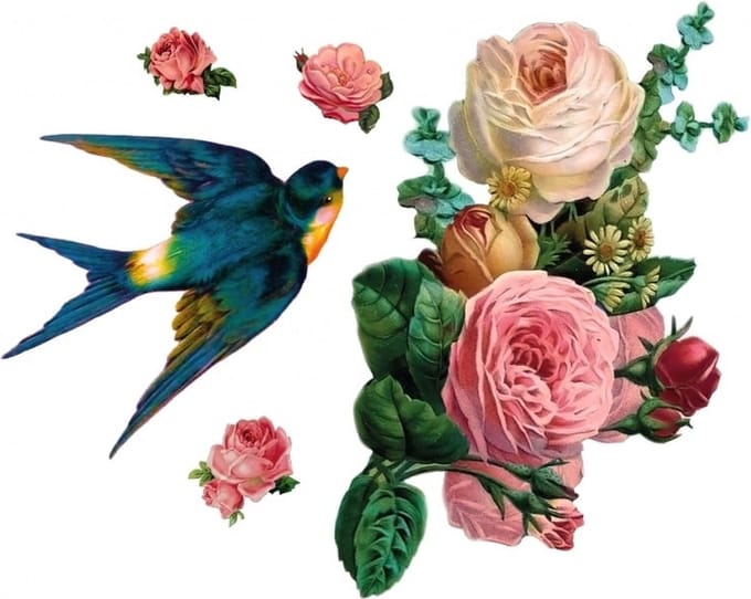 Muursticker Set bloemen