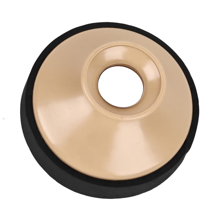 Altsaxofoon Demper Circulaire Demper ABS Plastic Saxofoon Geluidsdemper voor Beginners Oefenen beige