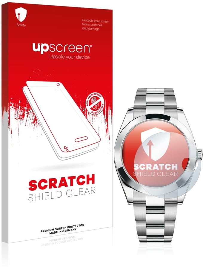 upscreen - Screenprotector voor Rolex Datejust 41 - Folie Beschermfolie transparant