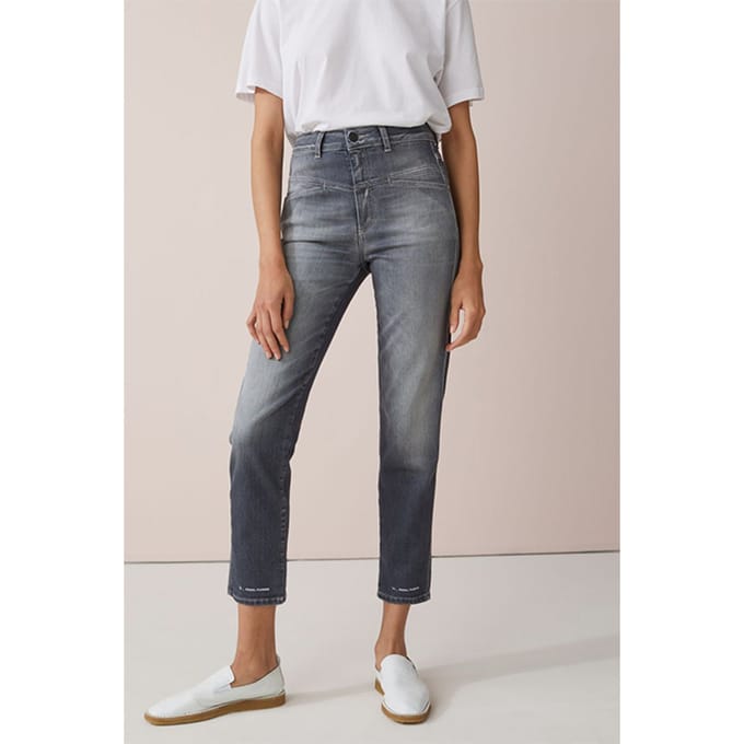 Closed  Pedal Pusher Jeans Mid Grey Taglia: 34 | Jeans Slim Fit Outlet | Donna | Grigio