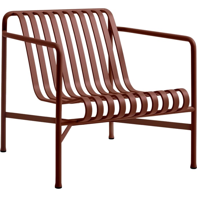 HAY Palissade Lounge Chair Low - iron red