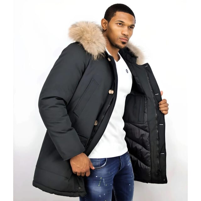 Enos Parka jas met bontkraag