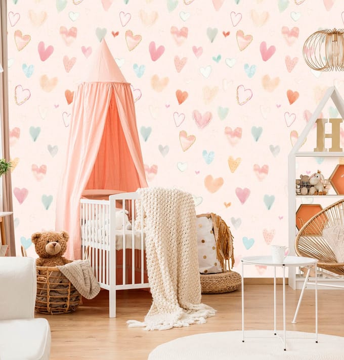INGK Kinderbehang - Olive & Noah - Sweet Hearts