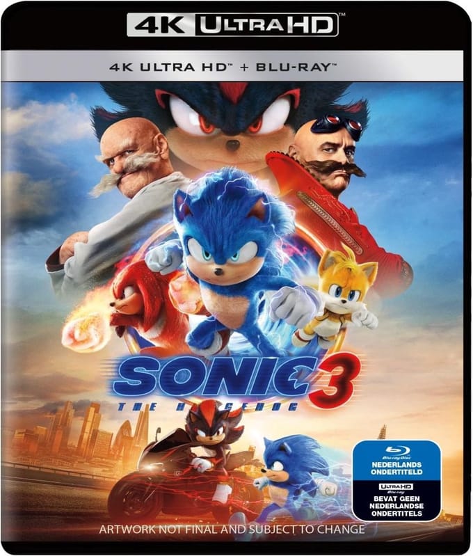 Sonic The Hedgehog 3 (4K Ultra HD Blu-ray)