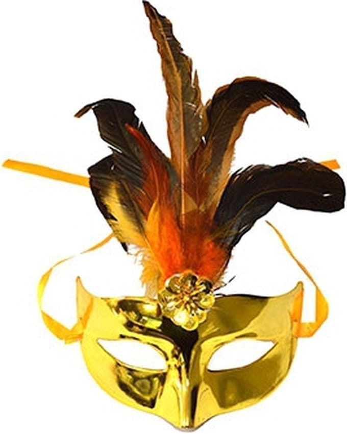 Venetiaanse masker goud metallic