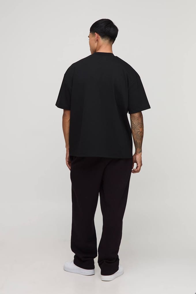 Oversized Premium Super Heavyweight T-shirt | Black | Size Medium