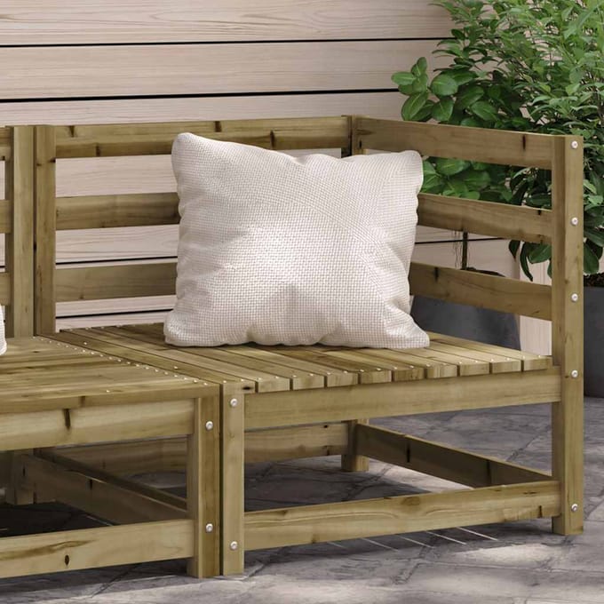 vidaXL - Tuinhoekbank - 70x70x67 - cm - geïmpregneerd - grenenhout