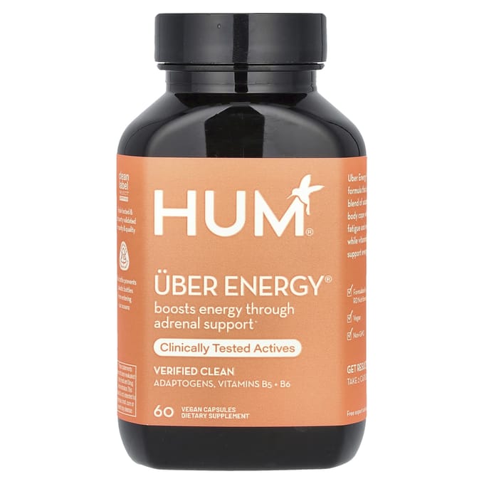 HUM Nutrition, Uber Energy, 60 Capsules Végétales