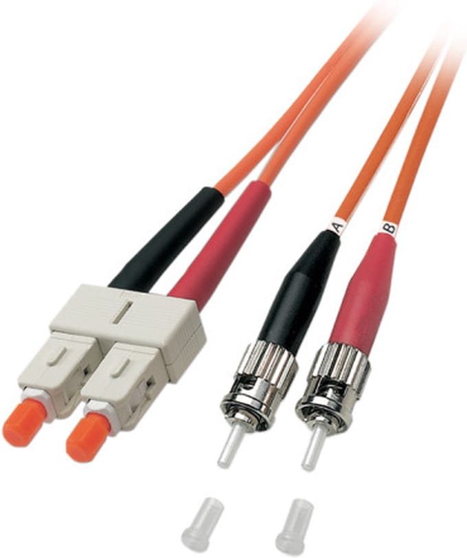 EFB Elektronik O6353.15 Glasvezel kabel 15 m SC ST OM2 Oranje