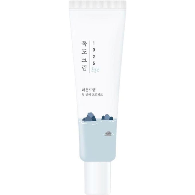 ROUND LAB 1025 Dokdo Oogcrème Hydraterende Verstevigende Oogverzorging 30ml 1 Pack (30ml) white