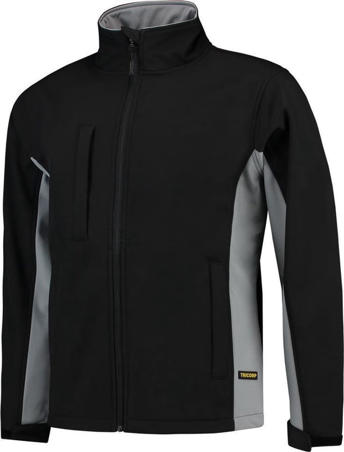 Tricorp Softshell Bicolor 402002 - Mannen - Zwart/Grijs - S