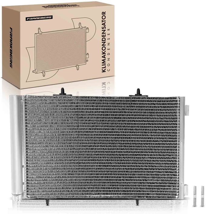 Frankberg 1x Condensator Airco voor Citroën C3 C4 DS Opel Peugeot