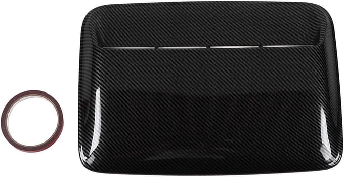Ronte - Universele Auto Hood Air Intake Grille en Scoop Cover van Koolstofvezel