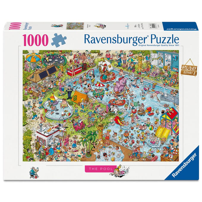 Ravensburger Ray's Comic Series Holiday resort 3: The Pool - Legpuzzel - 1000 stukjes