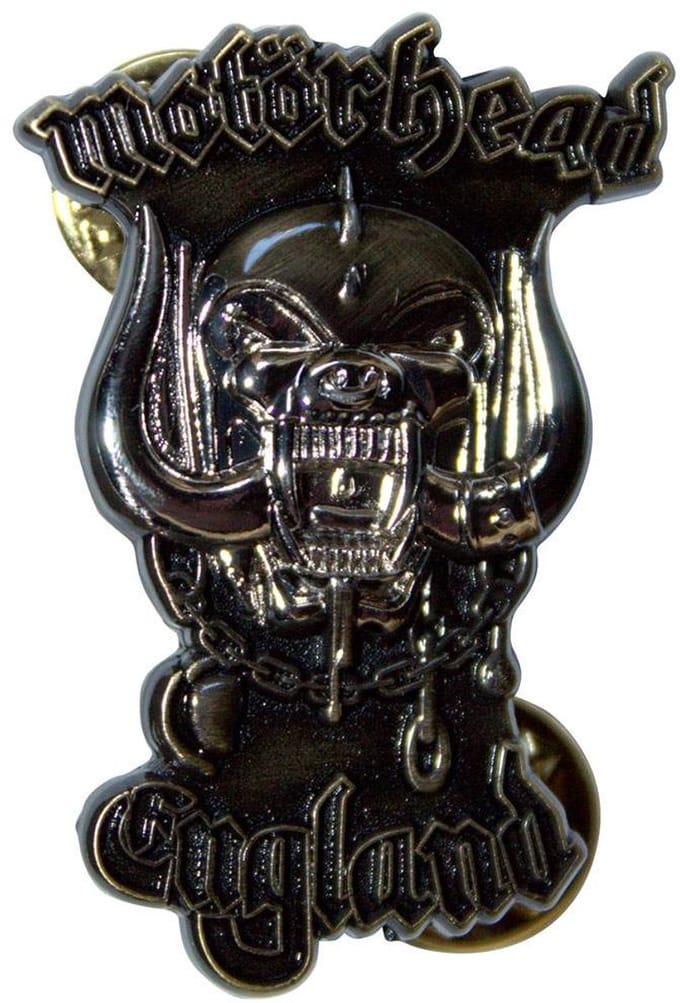 Motorhead - England Pin - Goudkleurig