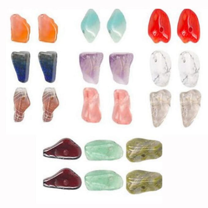 15 Kleuren Vergruisde Steen Kralen Natuurlijke Onregelmatige Vorm Losse Kralen voor DIY Sieraden Ketting Armband Oorbellen gray