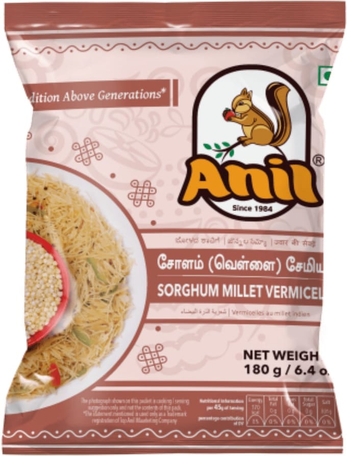 Anil - Sorghum Gierst Vermicelli - 3x 180 g