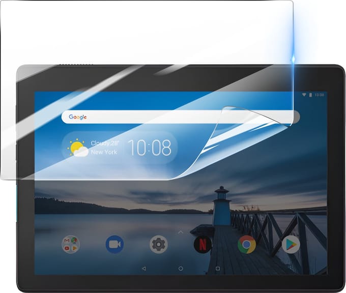 3mk, Geschikt voor Lenovo Tab E10 10.1, Schokbestendige Hydrogel Screenprotector, Transparant