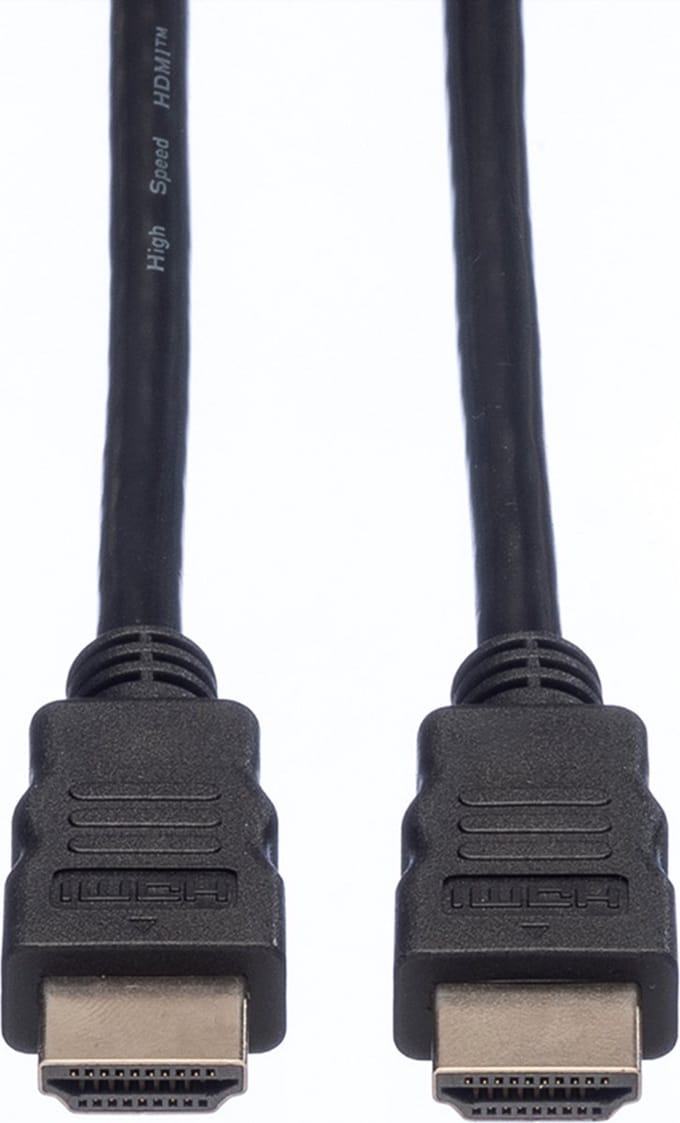 ROLINE HDMI High Speed kabel met Ethernet M-M, zwart, 1,5 m