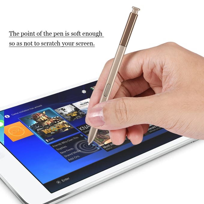 Voor Samsung Galaxy Note 5 Elektromagnetische Stylus Touch Pen Universele Vervanging Goud