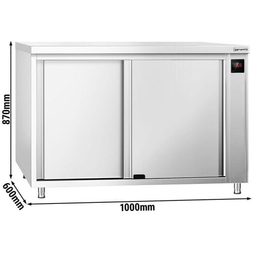 GGM Gastro Wärmeschrank PREMIUM - 1000x600mm - mit Schiebetüren - Digital