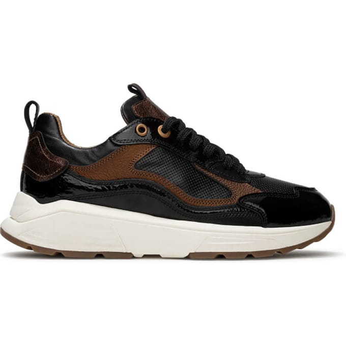 Xsensible Milau Sneakers - Leer - Dames - Zwart - Maat 40