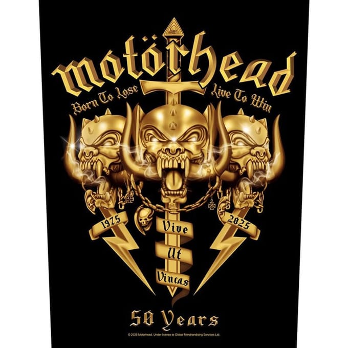 Motörhead Core 50th Unisex Embleem - meerkleurig - Standard