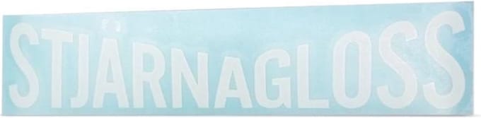 STJÄRNAGLOSS - Vinyl Sticker White