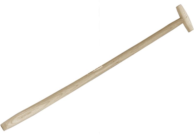 Hendrik Jan - Spadesteel - Beukenhout - 85 cm