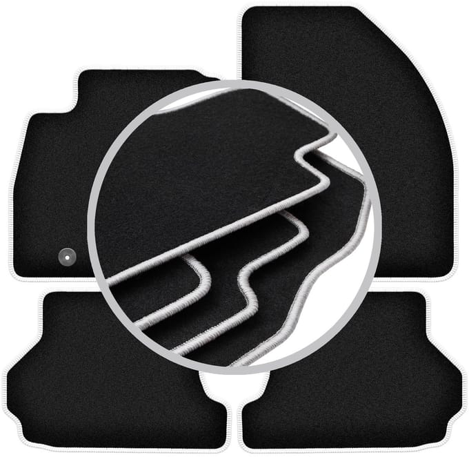 CARLUX-SILVER automatten voor: Ford Focus MK2 cabriolet (2006-2010)