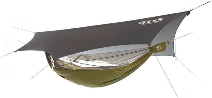 Eno Junglelink Hangmatsysteem Houtskool / Evergreen - UNI