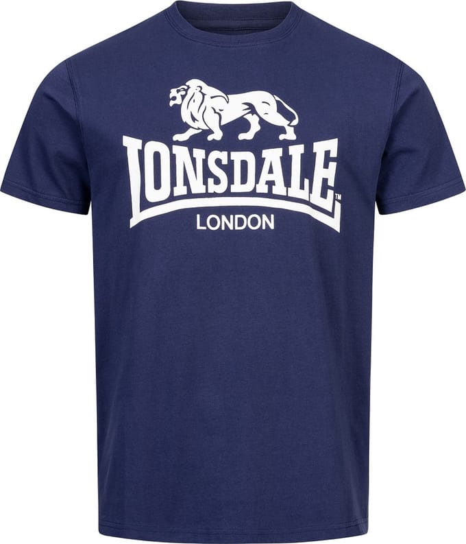 Lonsdale Classic T-shirt Oud Logo Marineblauw - Maat: S