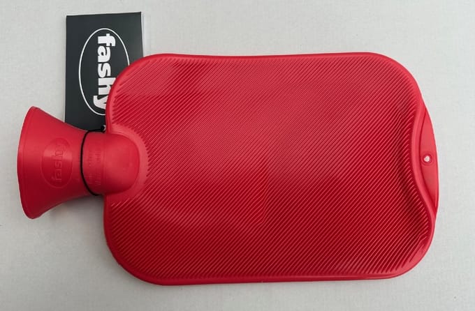 Fashy - Warmtekruik - Enkelzijdig Geribbeld - Rood