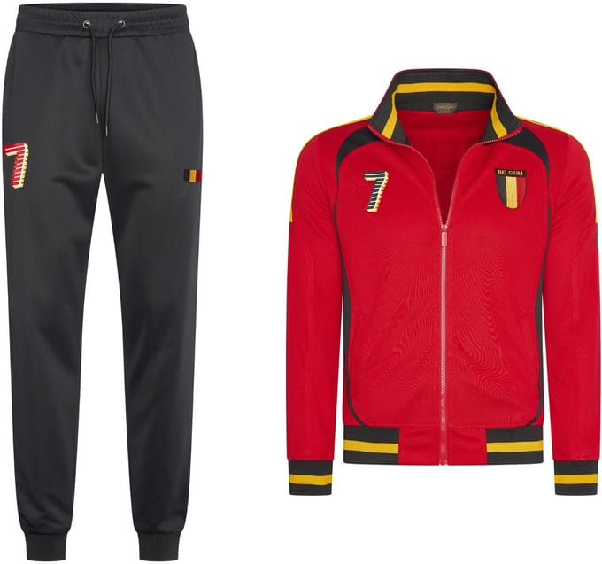 Cappuccino Italia - WK 2026 Trainingspak België - Rood - Maat S