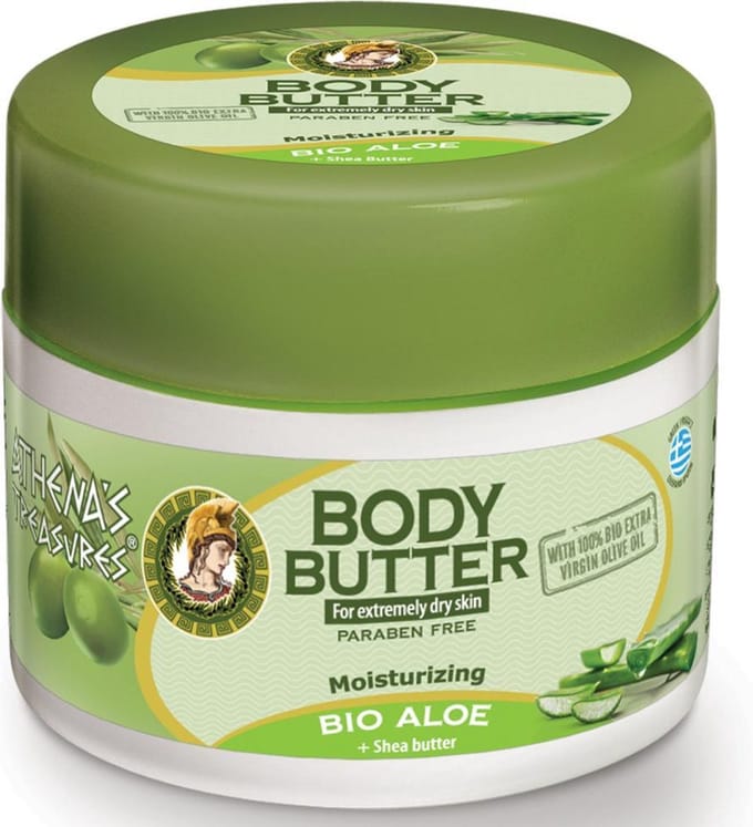 Pharmaid Athenas Treasures Moisturizer Body Butter Bio Olive Aloë Vera 200ml | Puur Natuurlijk Genot