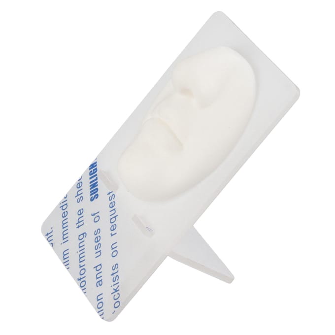 Siliconen Mond Neus Model 3D Realistisch Herbruikbaar Display Neus Piercing Oefenmodel Wit wit