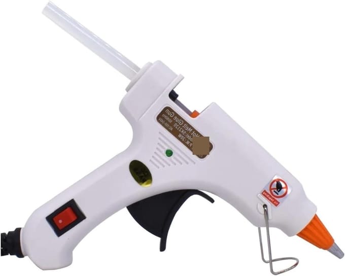 Lijmpistool - Hete lijm tool - Huis knutselen - Snelle opwarming - 20 Watt - Wit