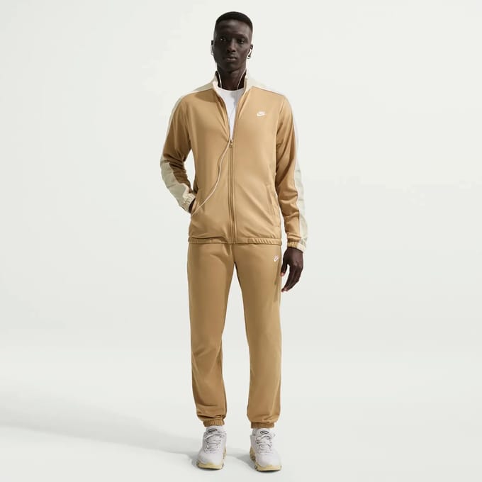 Nike Club Trainingspak Heren-beige, kaki