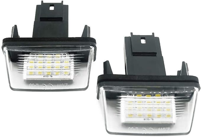 Kentekenverlichting Lamp - Registratie Plaat - Auto Verlichting - Waterdicht Ontwerp - 12 Volt - Wit