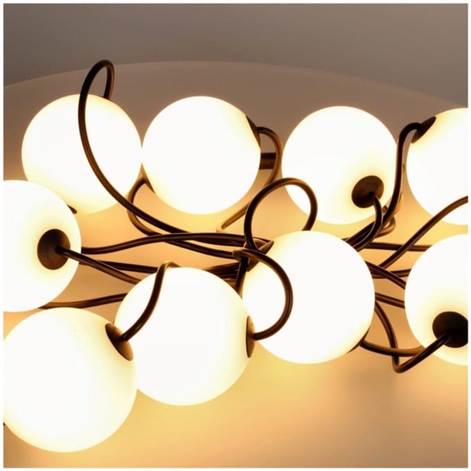 Kobi - LED Lichtslinger - 7,5m 10x 1W 70lm - 2500K warm wit licht - IP67 - incl. 50cm aansluitstekker