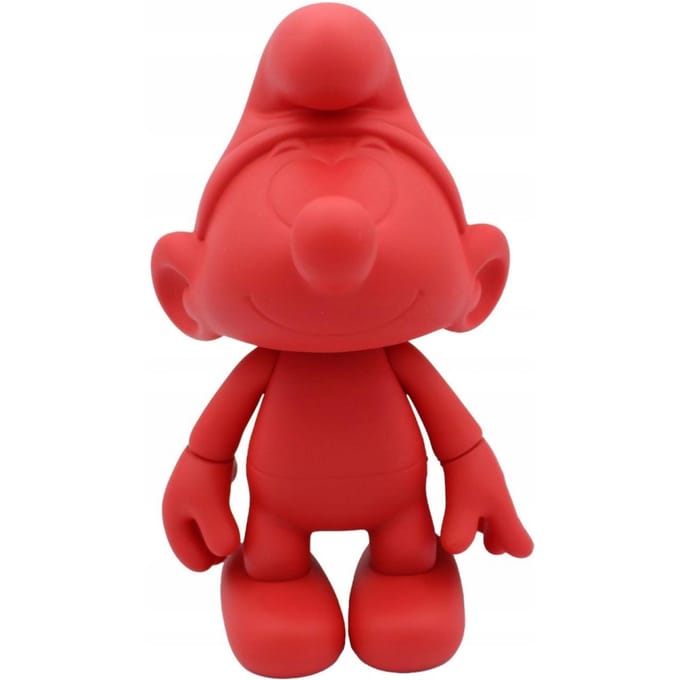 Puppy smurf vinyl mat rood beweegbaar figuurtje 20cm