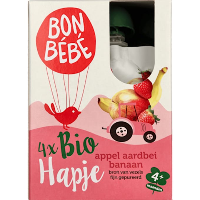 Bio 6+ appel aardbei multipack