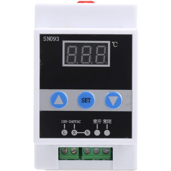 TMC‑6000 Temperatuurregelaar Digitale Temperatuurregelregelaar Thermostaat 110‑240V gray
