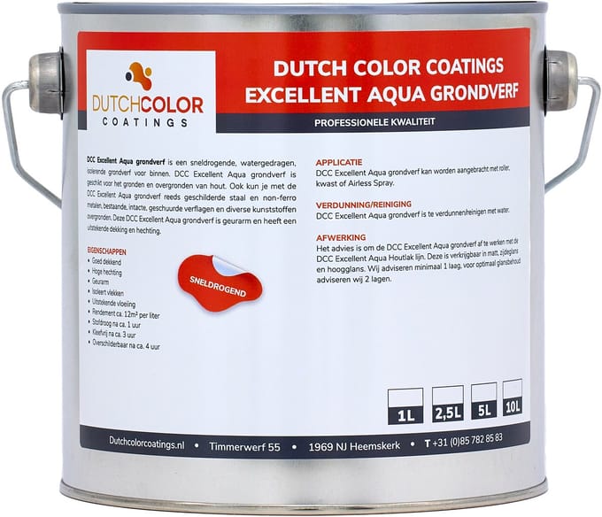 DCC Excellent Aqua Grondverf - 20L - Wit