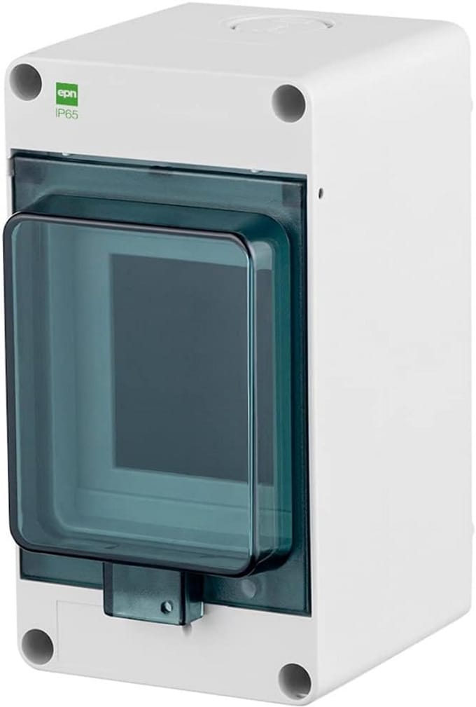 Zekeringkast - Verdeelkast Stoppenkast - Vochtige Ruimtes - IP65 Waterdicht - 3 Modules