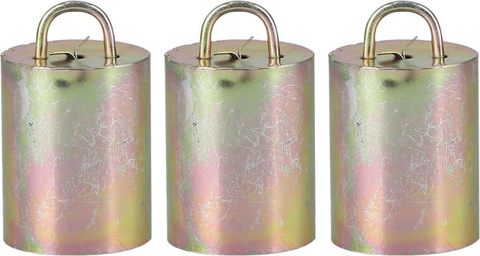 Vee Bellen - Dier Bellen - Diefstal Voorkomen - Luid Geluid - 3 stuks - Legering