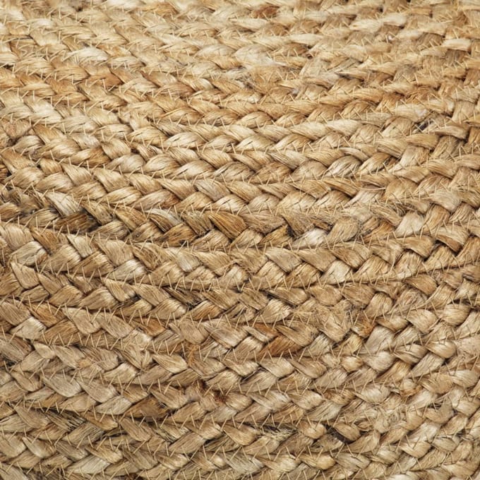 vidaXL - Poef - handgemaakt - 45x30 - cm - jute