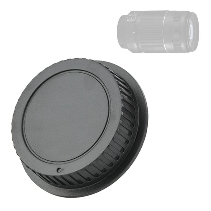 5 stuks Plastic Draagbare Zwarte Achterlensdop Cover Voor Canon Camera Lenzen black