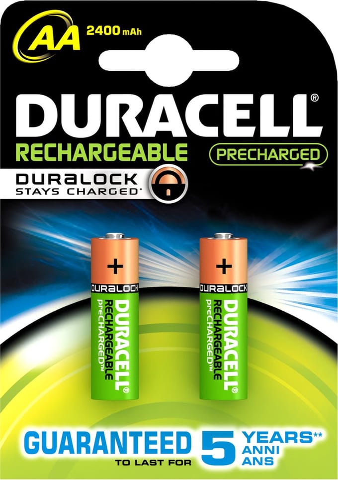 Duracell Rechargeable Accu Stay Charged - 2xAA