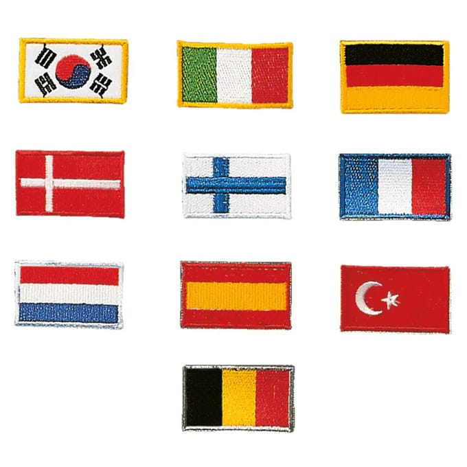 Borduurwerk badge danemark Kwon